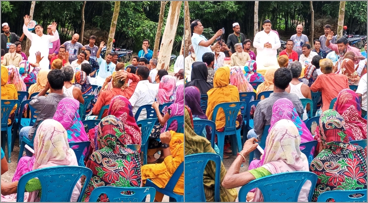 ঘিওর উপজেলার চেয়ারম্যান প্রার্থী জনির উঠান বৈঠকে ব্যাপক সাড়া 